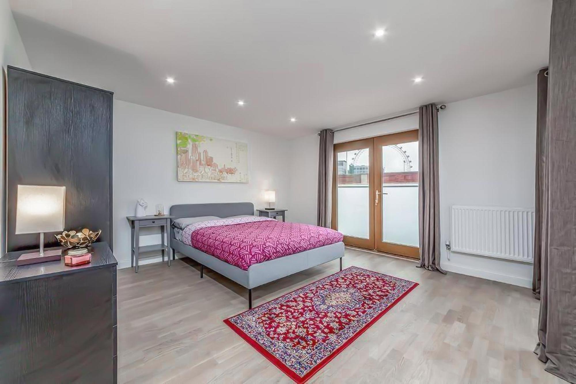 Amazing 2 Bed Bath Flat With London Eye View Lm7 Lägenhet Exteriör bild